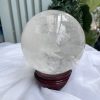 QUẢ CẦU PHONG THỦY THẠCH ANH TRẮNG ĐK 13,5CM KL 2,93KG MS: BTR44