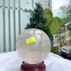 QUẢ CẦU PHONG THỦY THẠCH ANH TRẮNG ĐK 11CM KL 1,64KG MS: BTR45