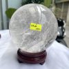 QUẢ CẦU PHONG THỦY THẠCH ANH TRẮNG ĐK 14CM KL 2,96KG MS: BTR46