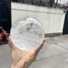 QUẢ CẦU PHONG THỦY THẠCH ANH TRẮNG ĐK 14CM KL 2,96KG MS: BTR46