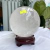 QUẢ CẦU PHONG THỦY THẠCH ANH TRẮNG ĐK 14,5CM KL 3,105KG MS: BTR47