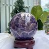 QUẢ CẦU PHONG THỦY THẠCH ANH TÍM ĐK: 11,5 CM KL: 2205G (BTi18)