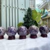 QUẢ CẦU PHONG THỦY THẠCH ANH TÍM ĐK: 7,7-8 CM KL: 665G (BTi28)