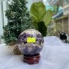 QUẢ CẦU PHONG THỦY THẠCH ANH TÍM ĐK: 7,9 CM KL: 715G (BTi34)