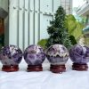 QUẢ CẦU PHONG THỦY THẠCH ANH TÍM ĐK: 7,3 CM KL: 565G (BTi35)