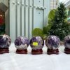 QUẢ CẦU PHONG THỦY THẠCH ANH TÍM ĐK: 6,7 CM KL: 445G (BTi36)