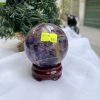 QUẢ CẦU PHONG THỦY THẠCH ANH TÍM ĐK: 7 CM KL: 480G (BTi41)