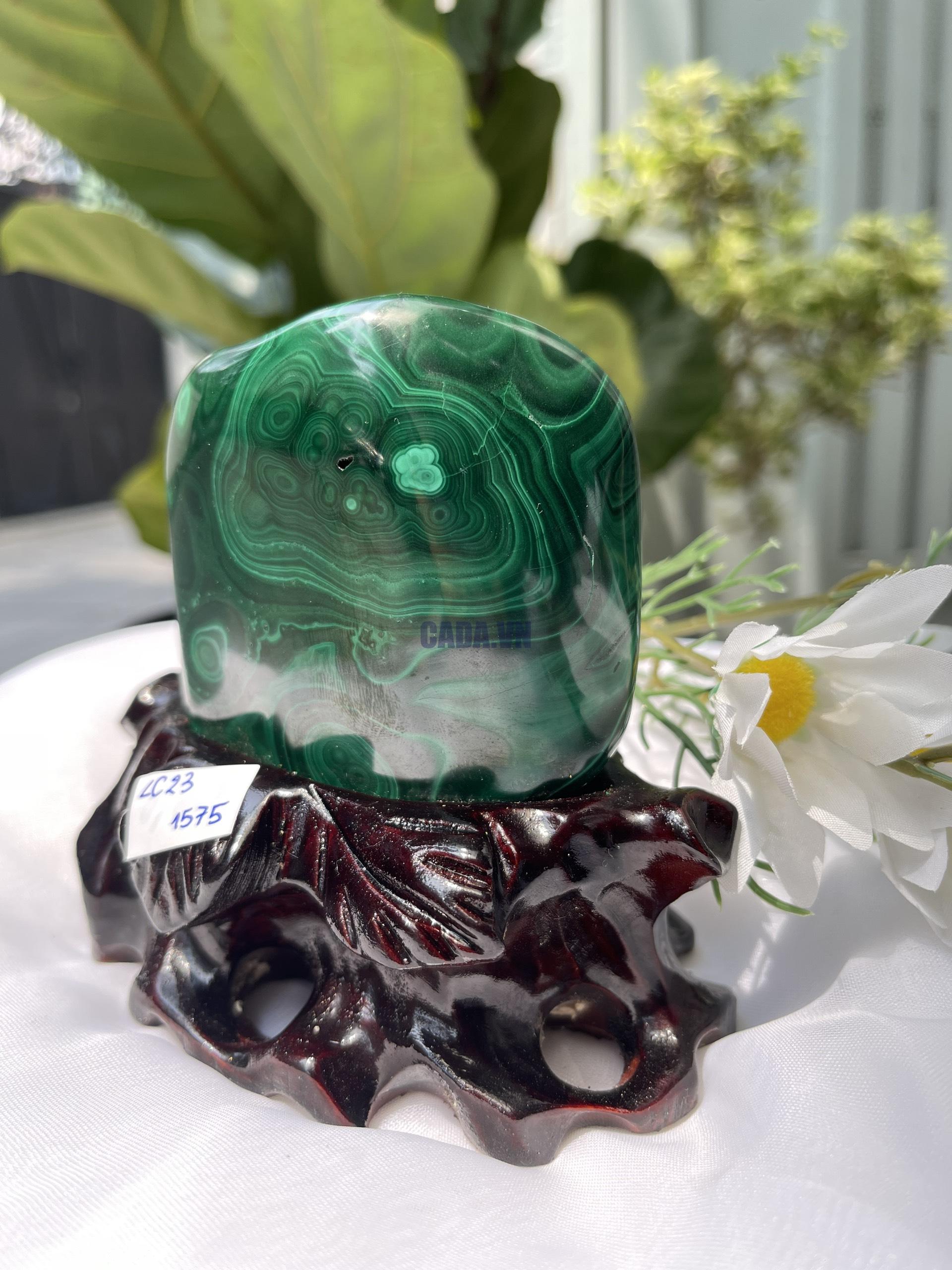 ĐÁ LÔNG CÔNG – ĐÁ KHỔNG TƯỚC – MALACHITE (LC23)