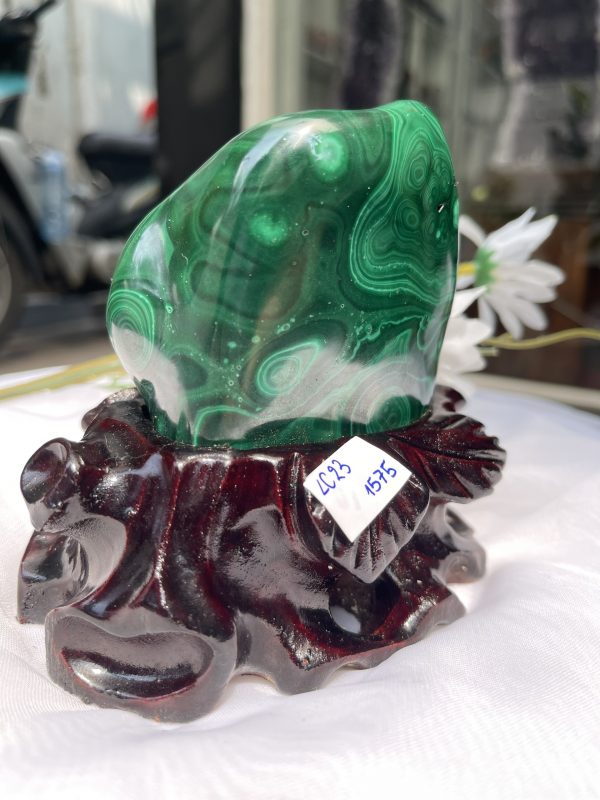 ĐÁ LÔNG CÔNG – ĐÁ KHỔNG TƯỚC – MALACHITE (LC23)