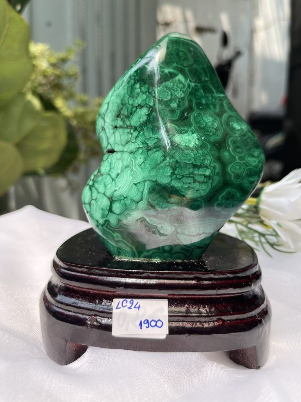 ĐÁ LÔNG CÔNG – ĐÁ KHỔNG TƯỚC – MALACHITE (LC24)