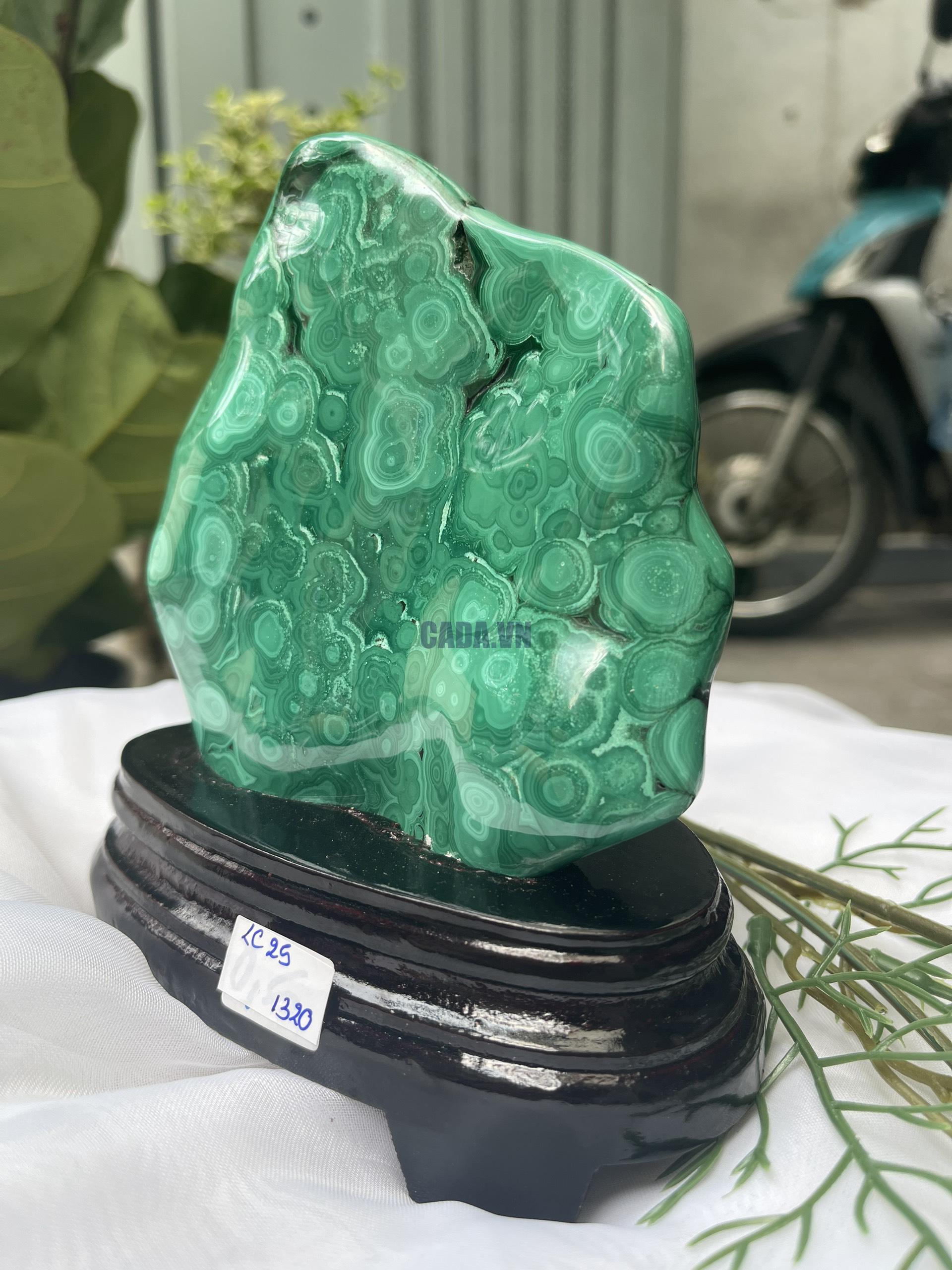 ĐÁ LÔNG CÔNG – ĐÁ KHỔNG TƯỚC – MALACHITE (LC25)