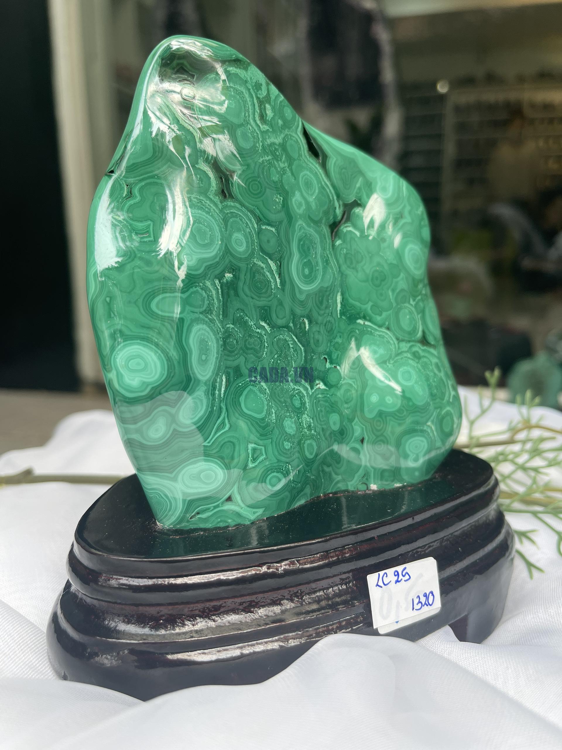 ĐÁ LÔNG CÔNG – ĐÁ KHỔNG TƯỚC – MALACHITE (LC25)