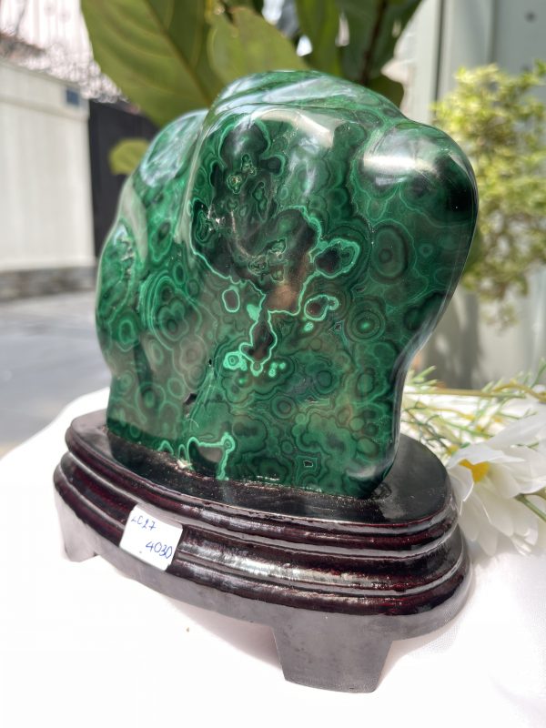 ĐÁ LÔNG CÔNG – ĐÁ KHỔNG TƯỚC – MALACHITE (LC27)