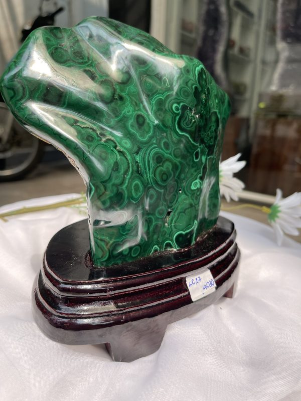 ĐÁ LÔNG CÔNG – ĐÁ KHỔNG TƯỚC – MALACHITE (LC27)