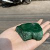 ĐÁ LÔNG CÔNG – ĐÁ KHỔNG TƯỚC – MALACHITE (LC34), KT: 7×6 CM; KL: 0.212KG