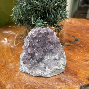 HỐC THẠCH ANH TÍM NHỎ – SMALL AMETHYST GEODE (TV340), KL: 0.454KG, KT: 8×9 CM