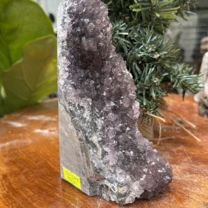 HỐC THẠCH ANH TÍM NHỎ – SMALL AMETHYST GEODE (TV347), KL: 0.326KG, KT: 8×8 CM