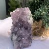 HỐC THẠCH ANH TÍM NHỎ – SMALL AMETHYST GEODE (TV353), KL: 0.430KG, KT: 10×6 CM