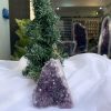 HỐC THẠCH ANH TÍM NHỎ – SMALL AMETHYST GEODE (TV355), KL: 0.492KG, KT: 10×8 CM