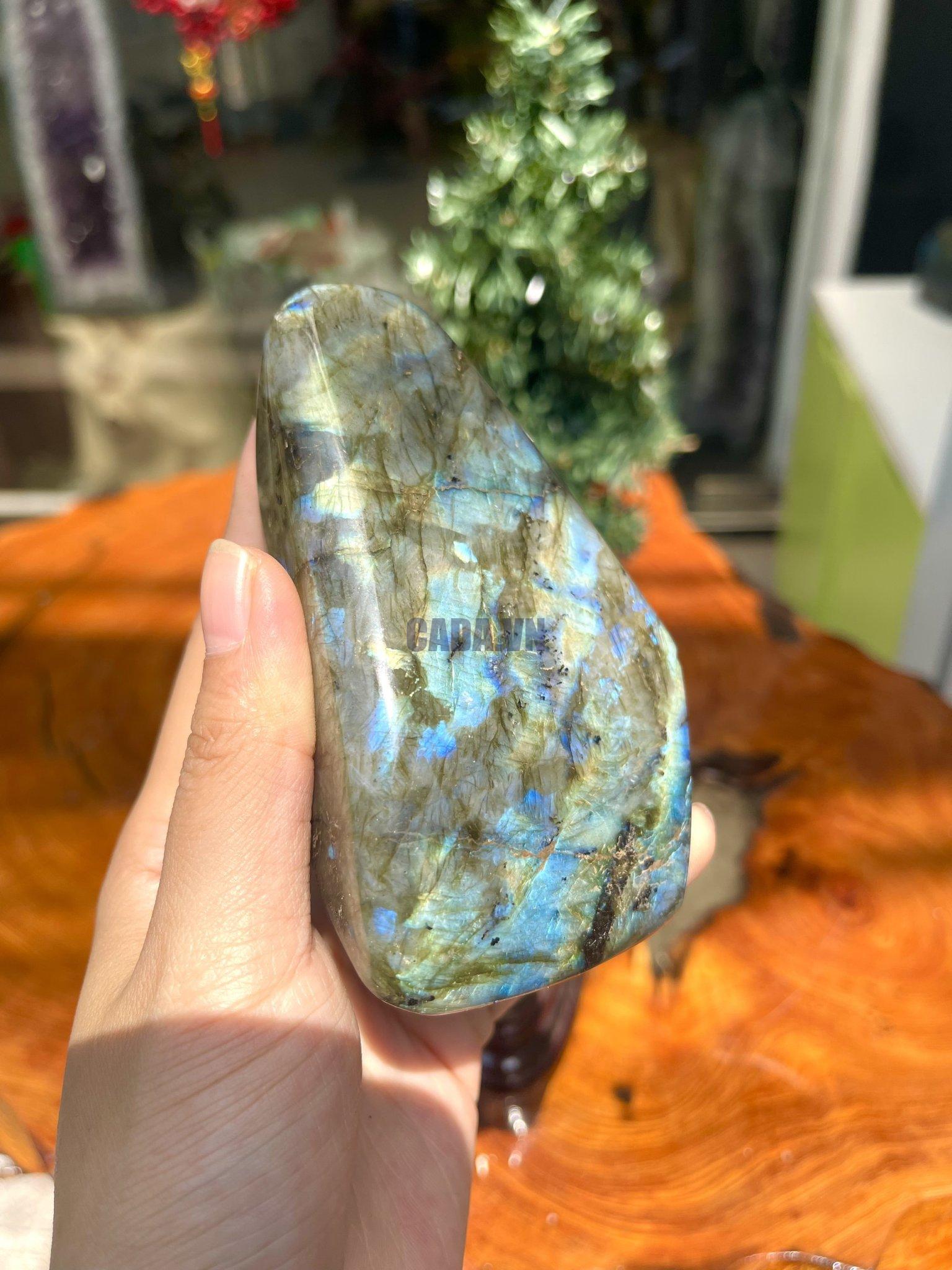 ĐÁ XÀ CỪ - HẮC NGUYỆT QUANG - Labradorite