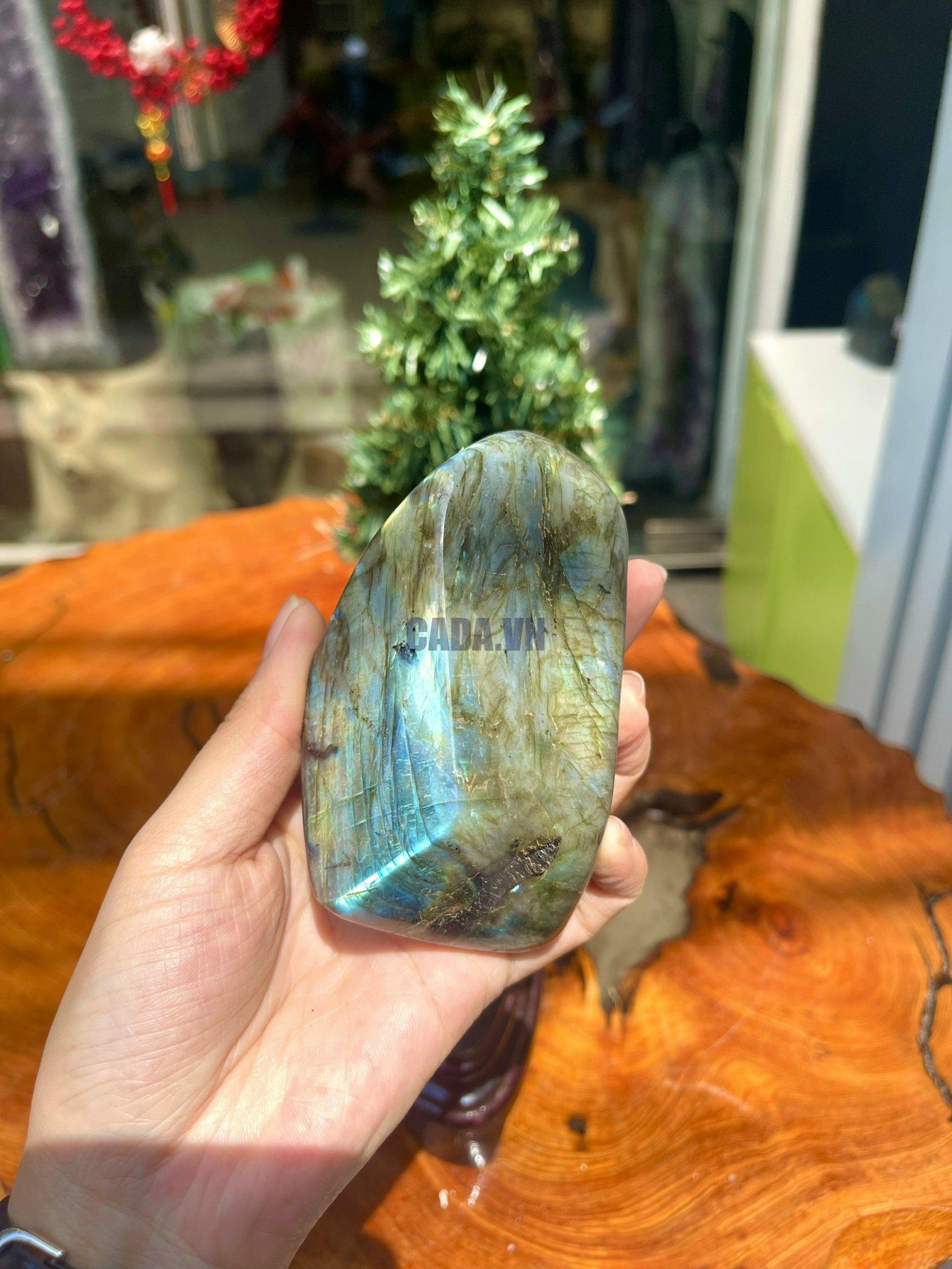 ĐÁ XÀ CỪ - HẮC NGUYỆT QUANG - Labradorite