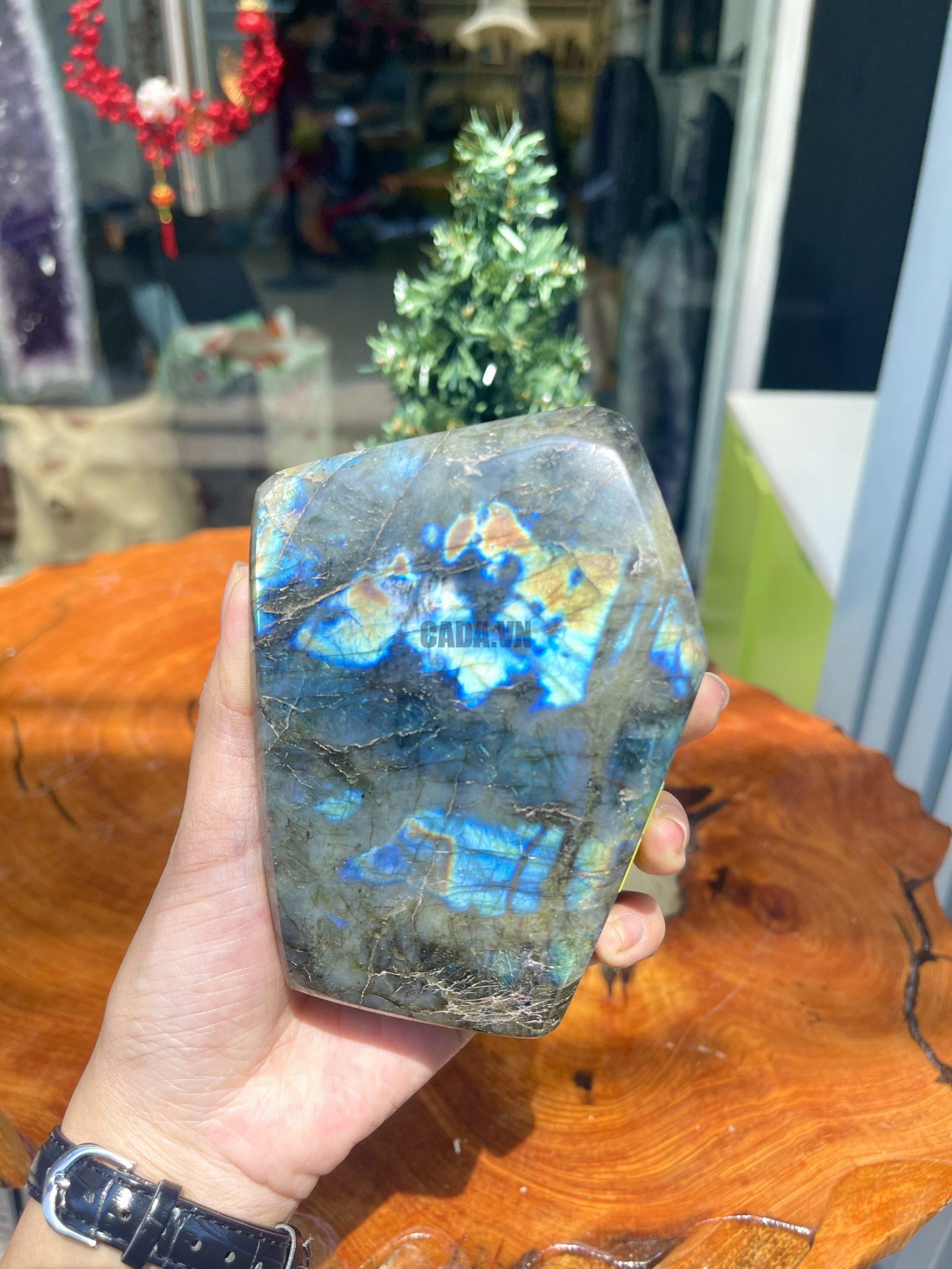 ĐÁ XÀ CỪ - HẮC NGUYỆT QUANG - Labradorite