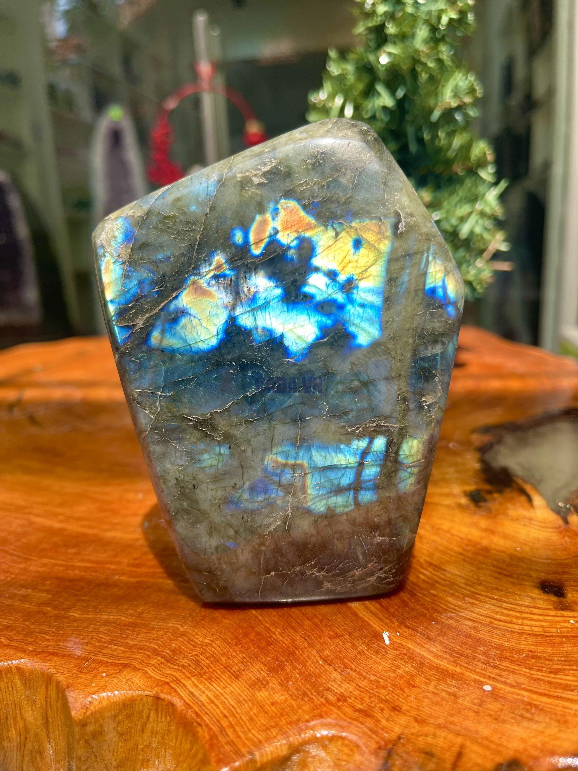 ĐÁ XÀ CỪ - HẮC NGUYỆT QUANG - Labradorite