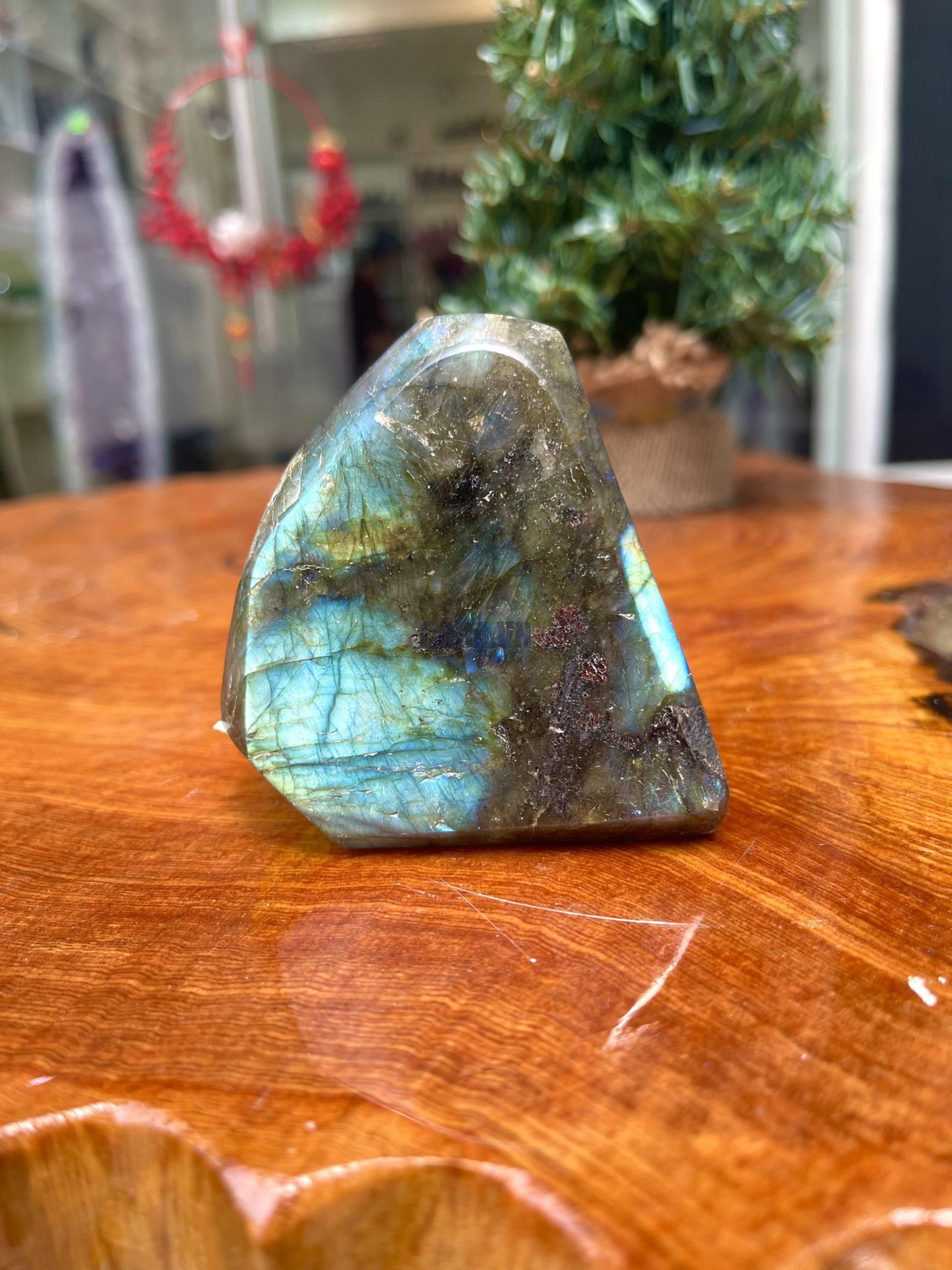 ĐÁ XÀ CỪ - HẮC NGUYỆT QUANG - Labradorite