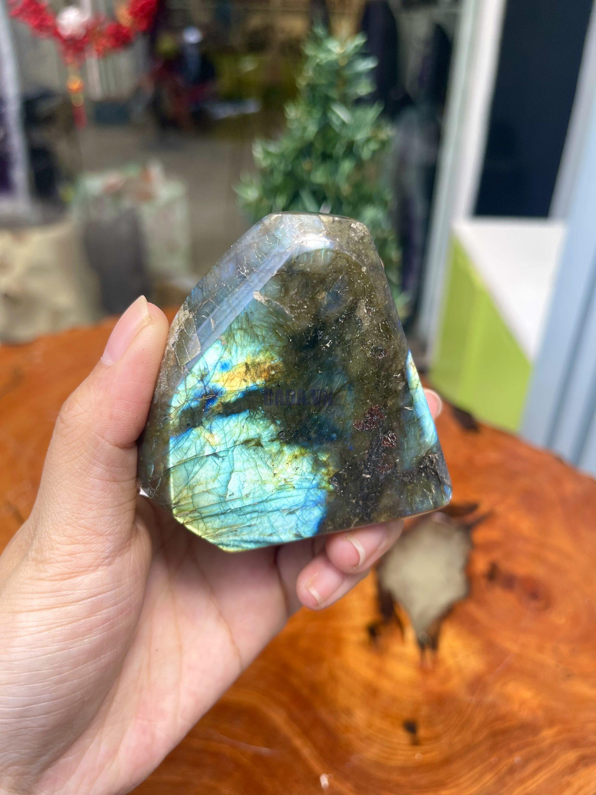 ĐÁ XÀ CỪ - HẮC NGUYỆT QUANG - Labradorite