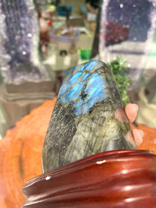 ĐÁ XÀ CỪ - HẮC NGUYỆT QUANG - Labradorite