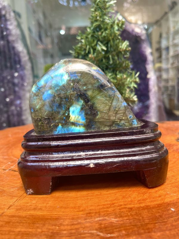 ĐÁ XÀ CỪ - HẮC NGUYỆT QUANG - Labradorite