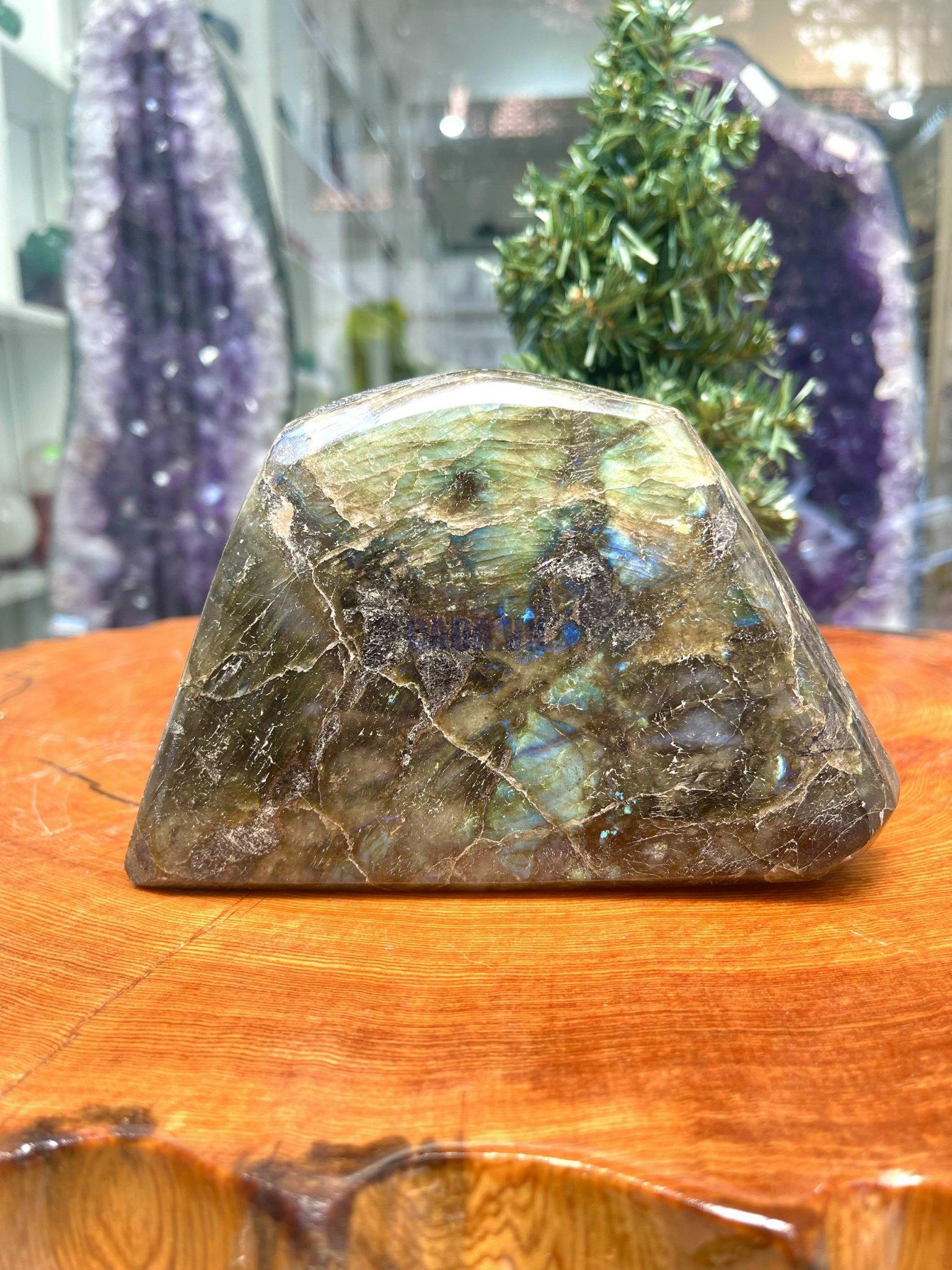 ĐÁ XÀ CỪ - HẮC NGUYỆT QUANG - Labradorite