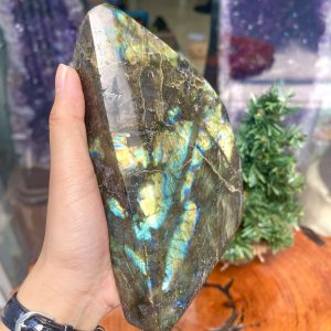 ĐÁ XÀ CỪ - HẮC NGUYỆT QUANG - Labradorite