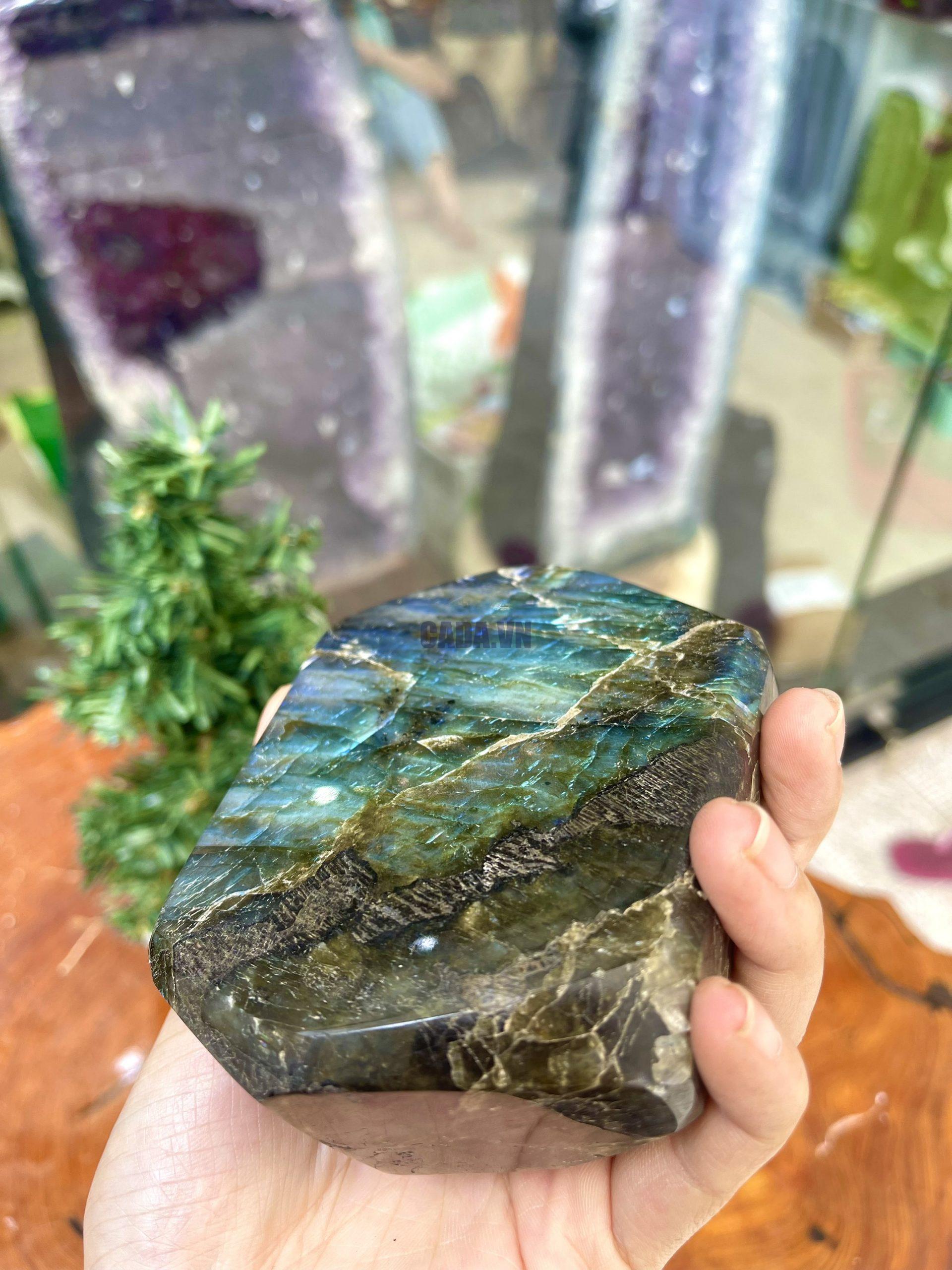 ĐÁ XÀ CỪ - HẮC NGUYỆT QUANG - Labradorite