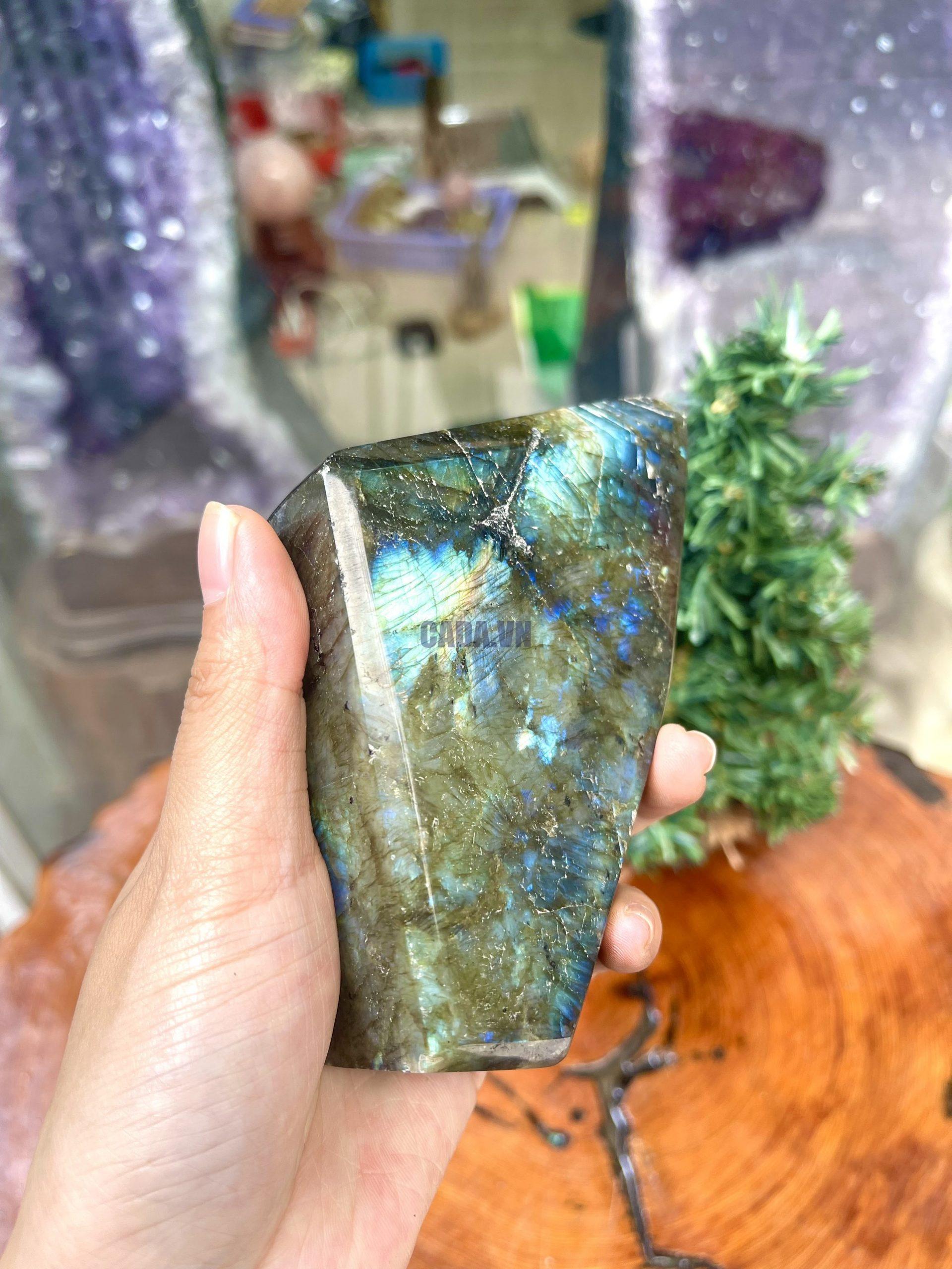 ĐÁ XÀ CỪ - HẮC NGUYỆT QUANG - Labradorite