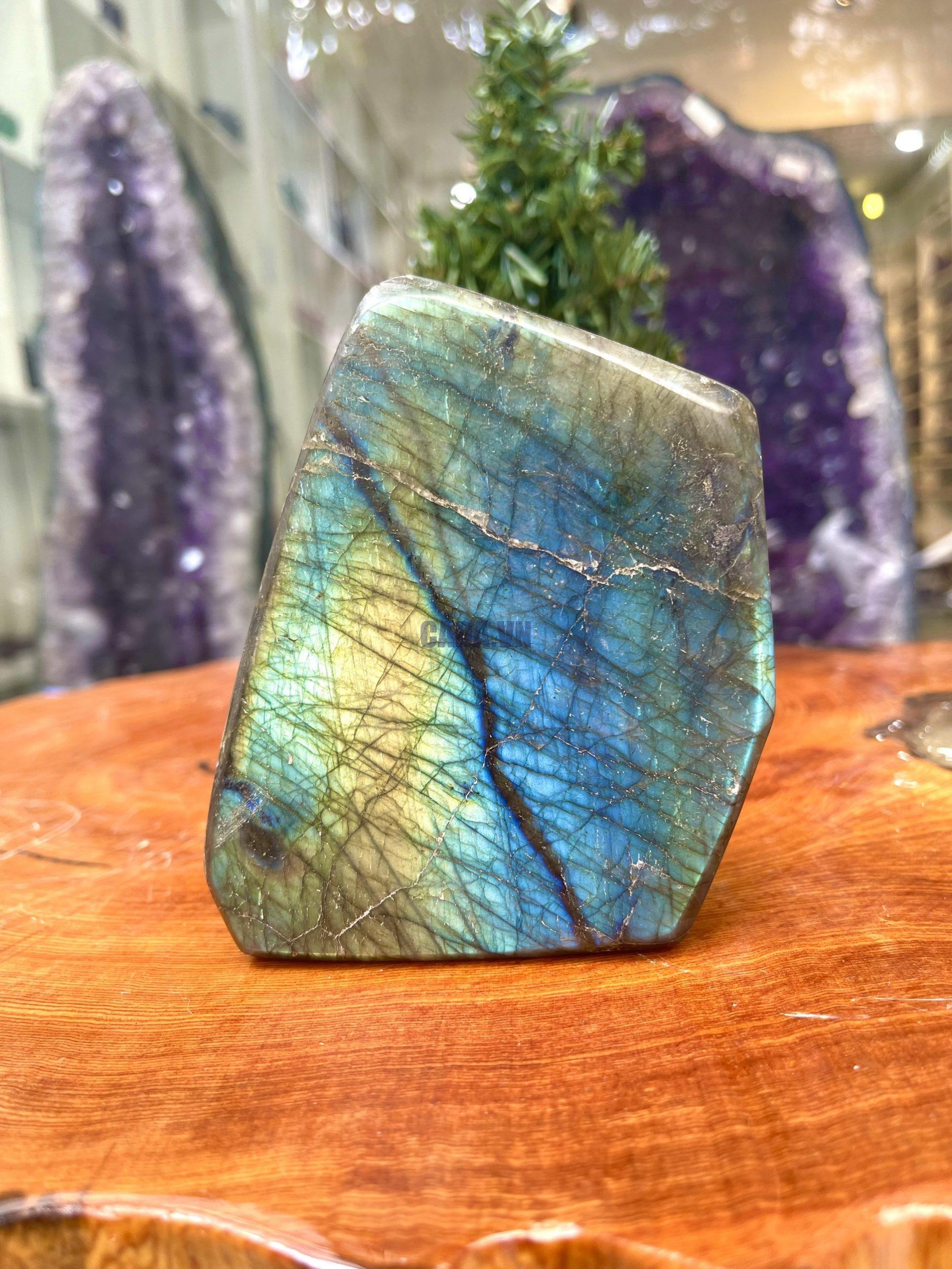 ĐÁ XÀ CỪ - HẮC NGUYỆT QUANG - Labradorite