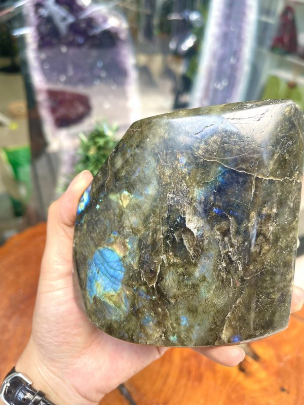 ĐÁ XÀ CỪ - HẮC NGUYỆT QUANG - Labradorite
