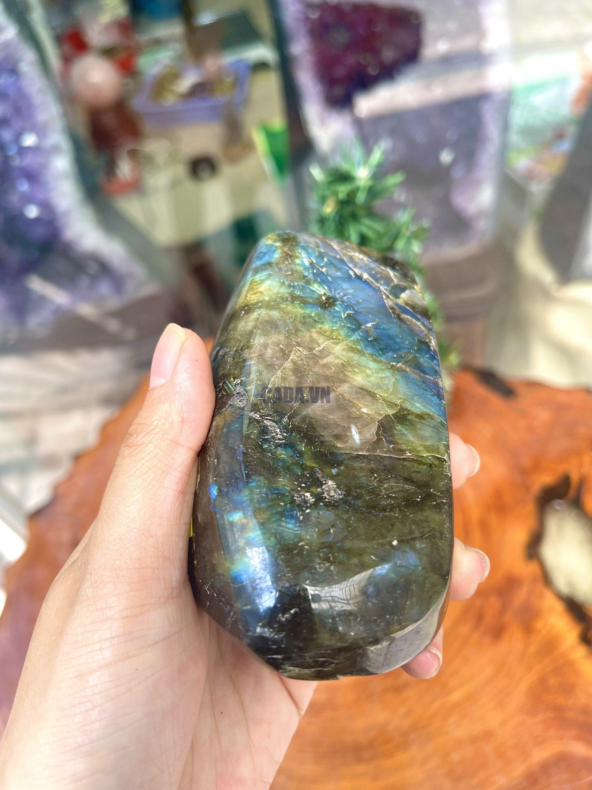 ĐÁ XÀ CỪ - HẮC NGUYỆT QUANG - Labradorite