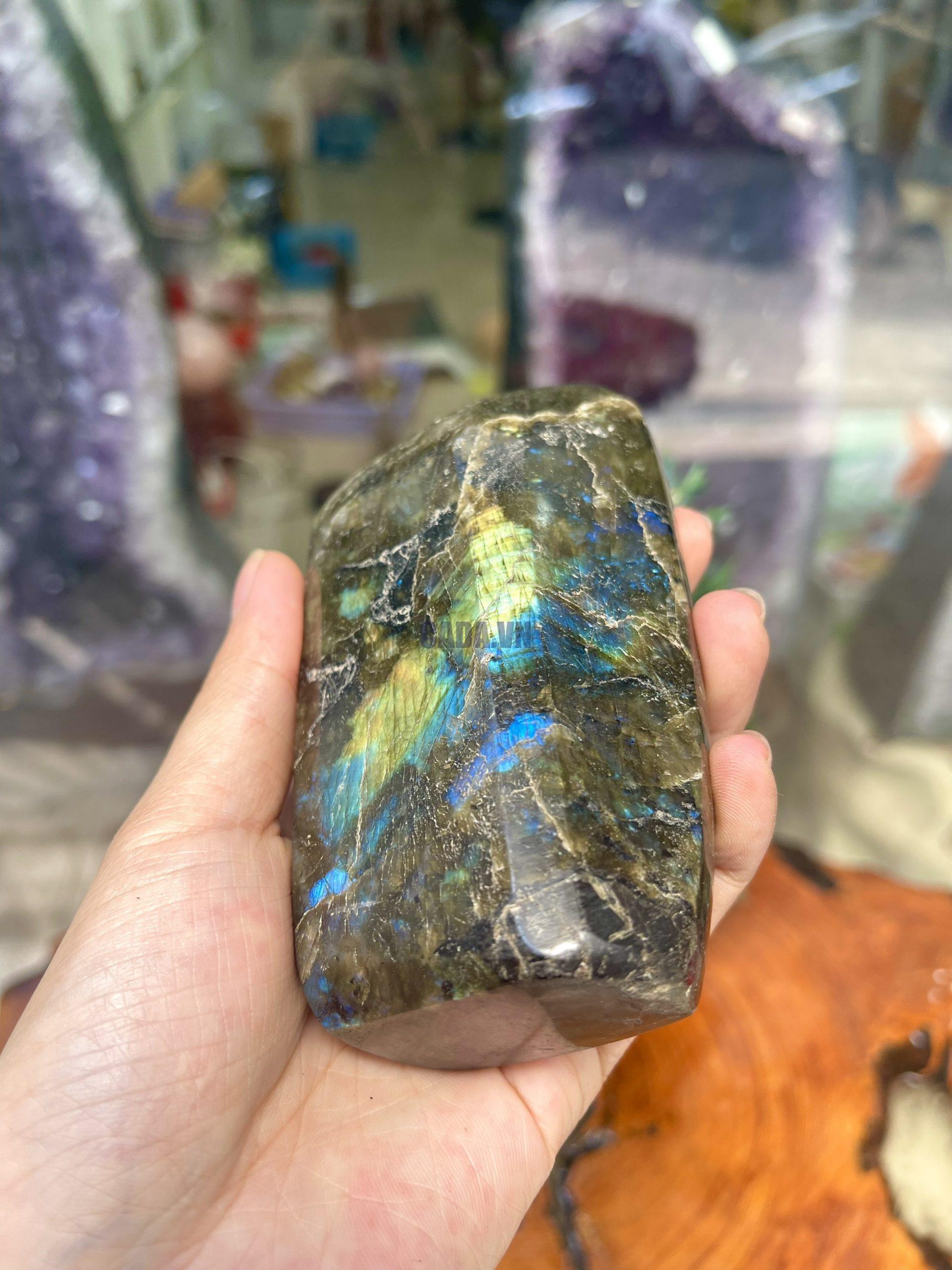 ĐÁ XÀ CỪ - HẮC NGUYỆT QUANG - Labradorite