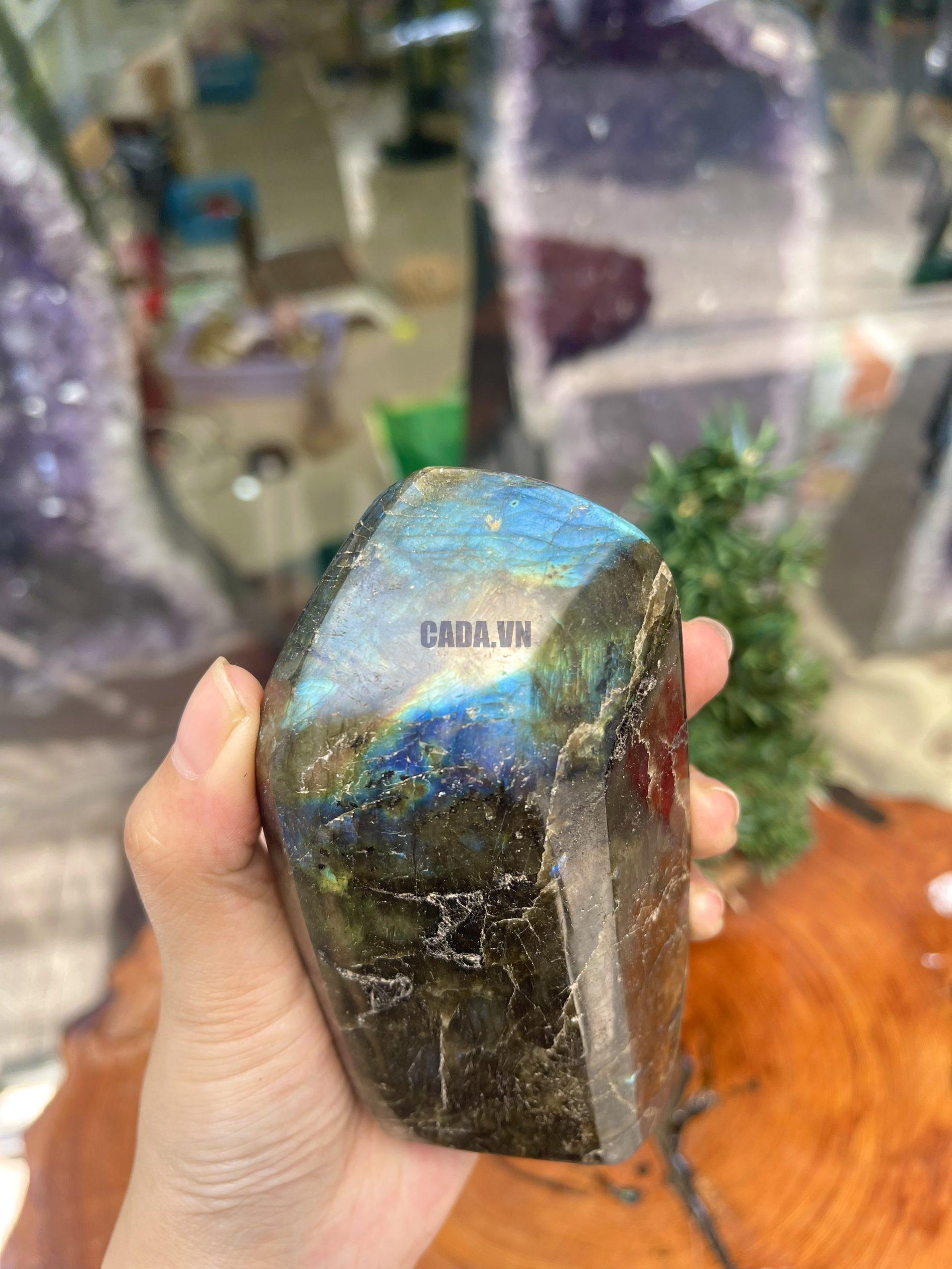 ĐÁ XÀ CỪ - HẮC NGUYỆT QUANG - Labradorite