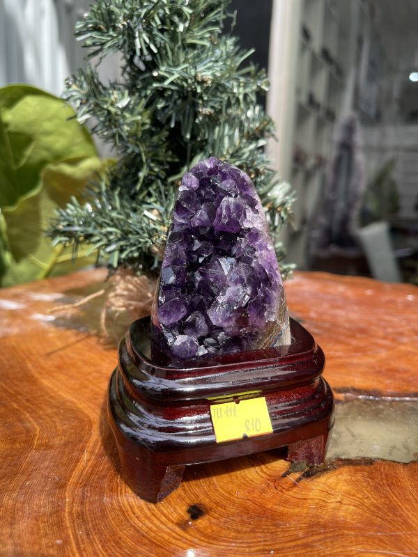 HỐC THẠCH ANH TÍM NHỎ – SMALL AMETHYST GEODE TU109
