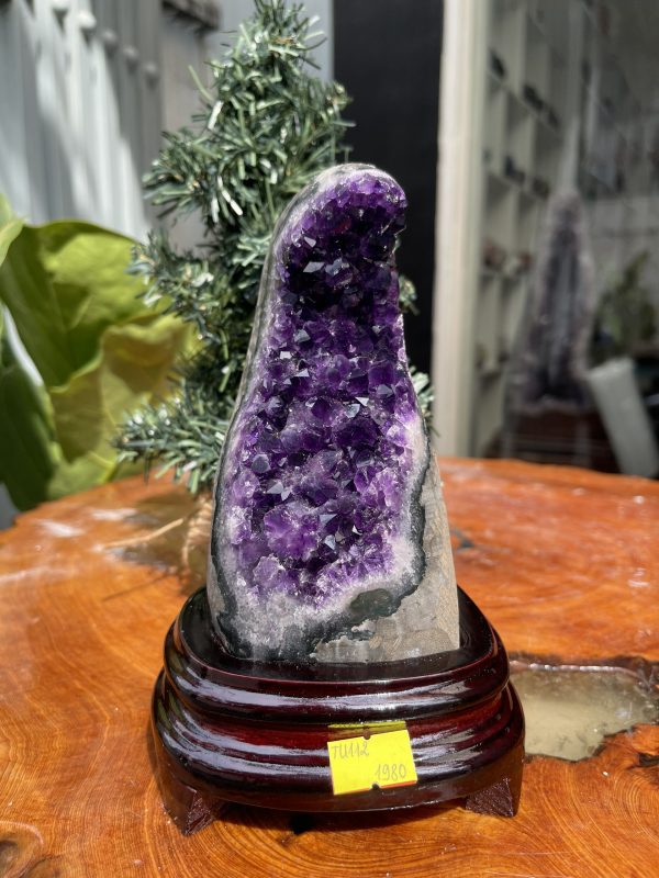 HỐC THẠCH ANH TÍM NHỎ – SMALL AMETHYST GEODE TU109