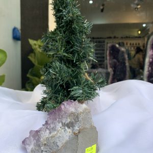 HỐC THẠCH ANH TÍM NHỎ – SMALL AMETHYST GEODE (TV289), KL: 0.54KG, KT: 9x11CM