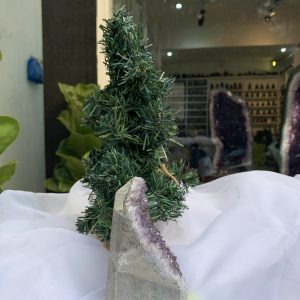 HỐC THẠCH ANH TÍM NHỎ – SMALL AMETHYST GEODE (TV270), KL: 0.652KG, KT: 10x9 CM
