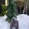 HỐC THẠCH ANH TÍM NHỎ – SMALL AMETHYST GEODE (TV284), KL: 0.404KG, KT: 10x7CM