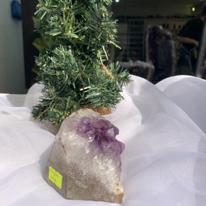 HỐC THẠCH ANH TÍM NHỎ – SMALL AMETHYST GEODE (TV251), KL: 0.428KG, KT: 7x8 CM
