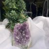 HỐC THẠCH ANH TÍM NHỎ – SMALL AMETHYST GEODE (TV281), KL: 0.568KG, KT: 10x7 CM