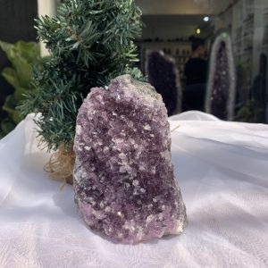 HỐC THẠCH ANH TÍM NHỎ – SMALL AMETHYST (TV390), KL: 0.756KG, KT: 11.7 x 8.9 CM