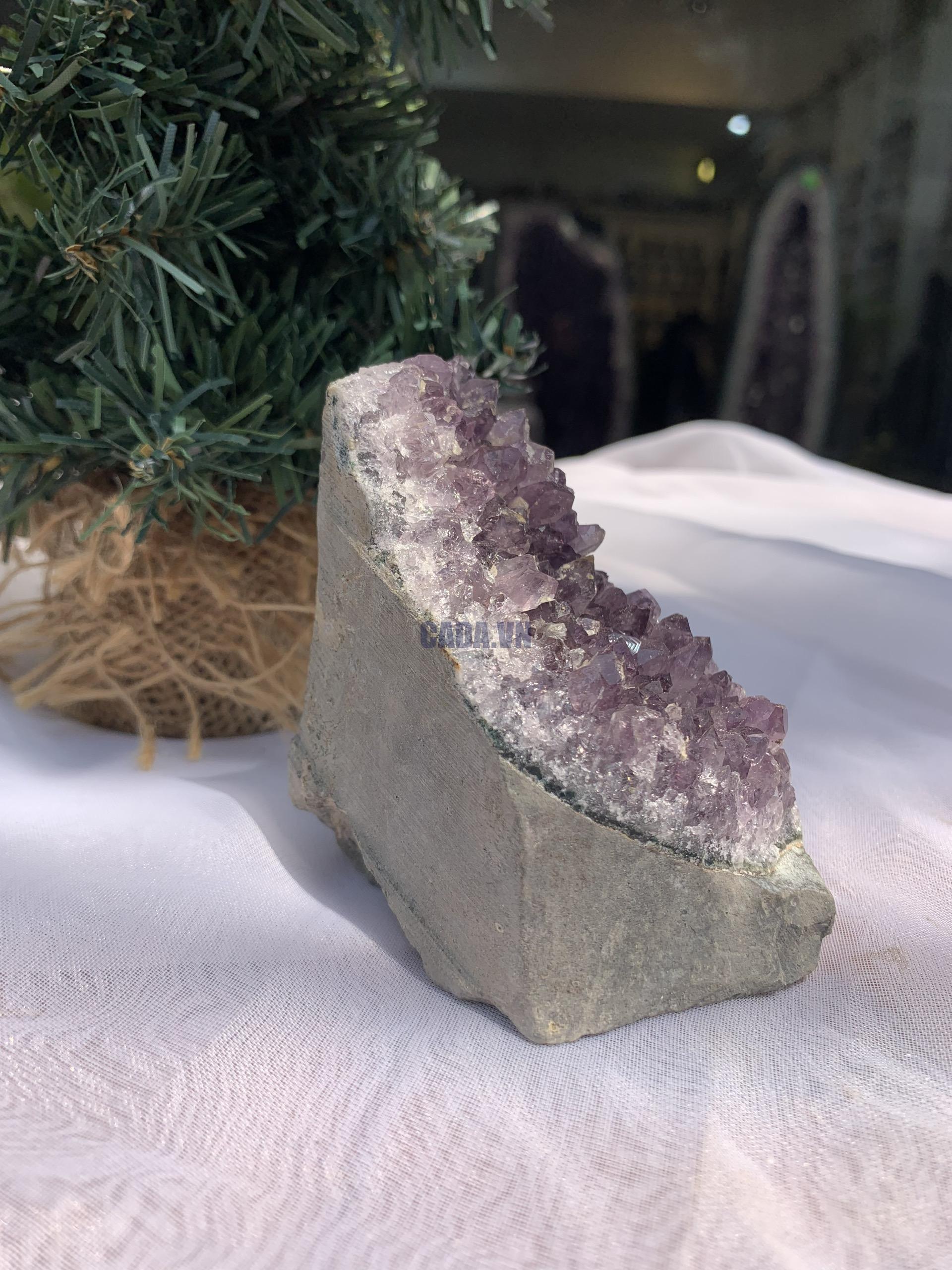 HỐC THẠCH ANH TÍM NHỎ – SMALL AMETHYST (TV397), KL: 0.352KG, KT: 9 x 6.1 CM