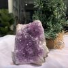 HỐC THẠCH ANH TÍM NHỎ – SMALL AMETHYST GEODE (TV283), KL: 0.646KG, KT: 11x8 CM
